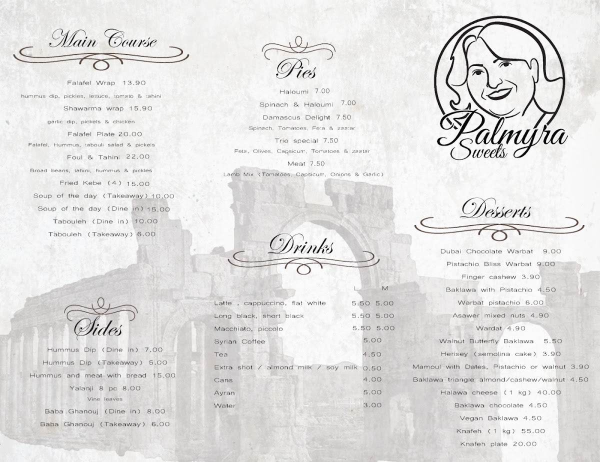 Menu Trio - Palmyra-1